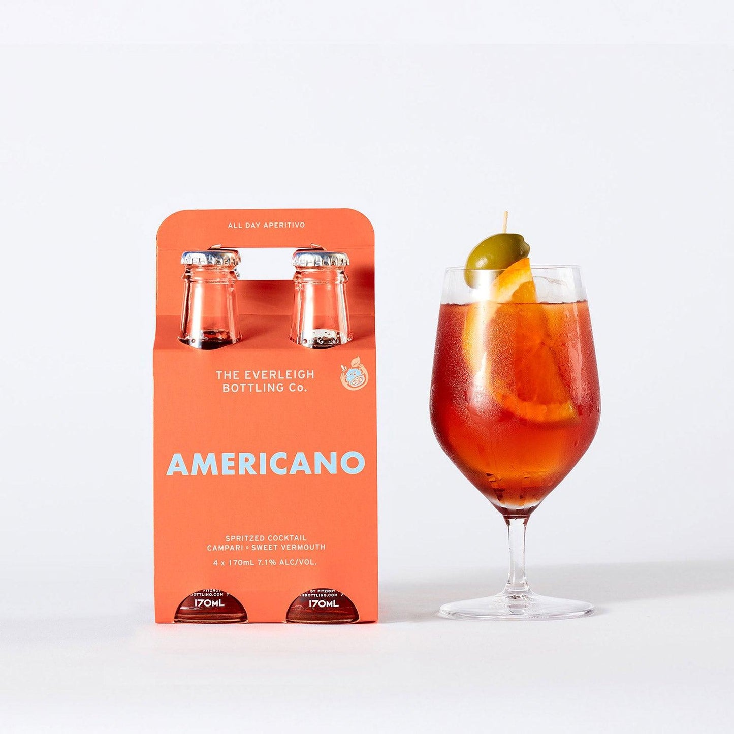
                  
                    Americano Sparkling Cocktail - The Everleigh Bottling Co.
                  
                